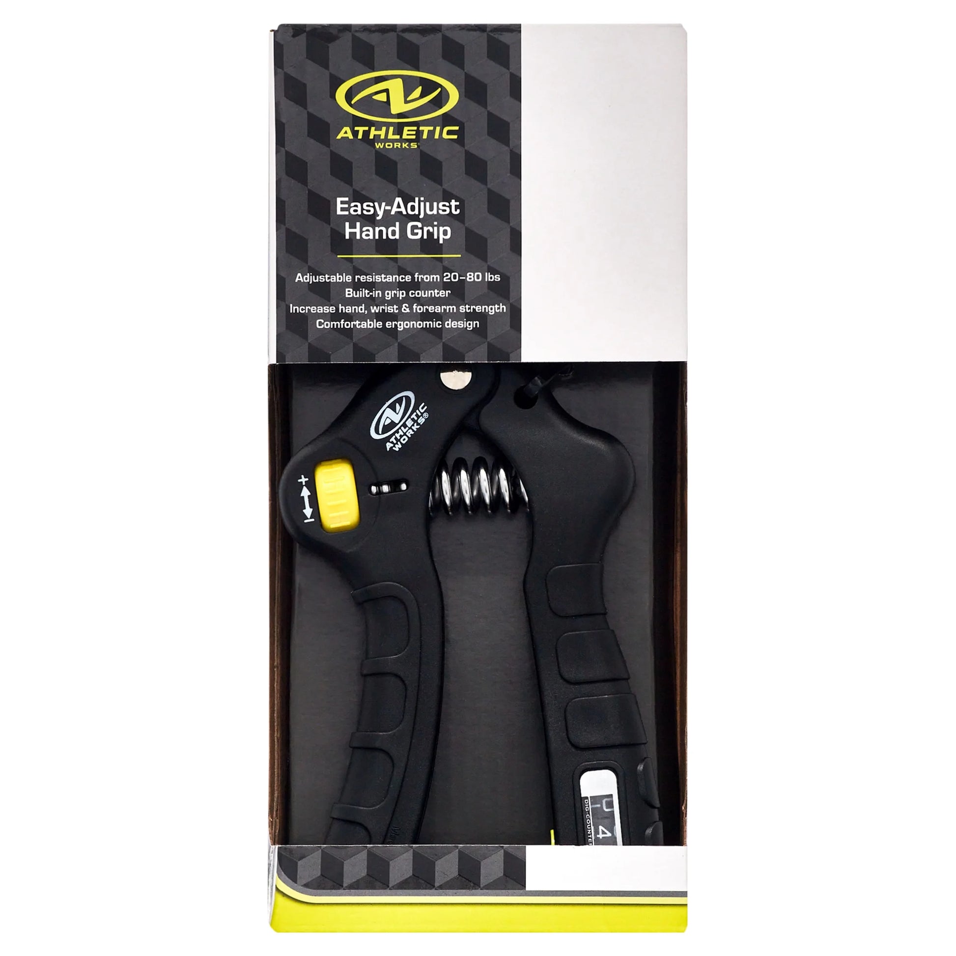 Adjustable Hand Grip Exerciser, Wrist and Forearm Strength, One-Size
