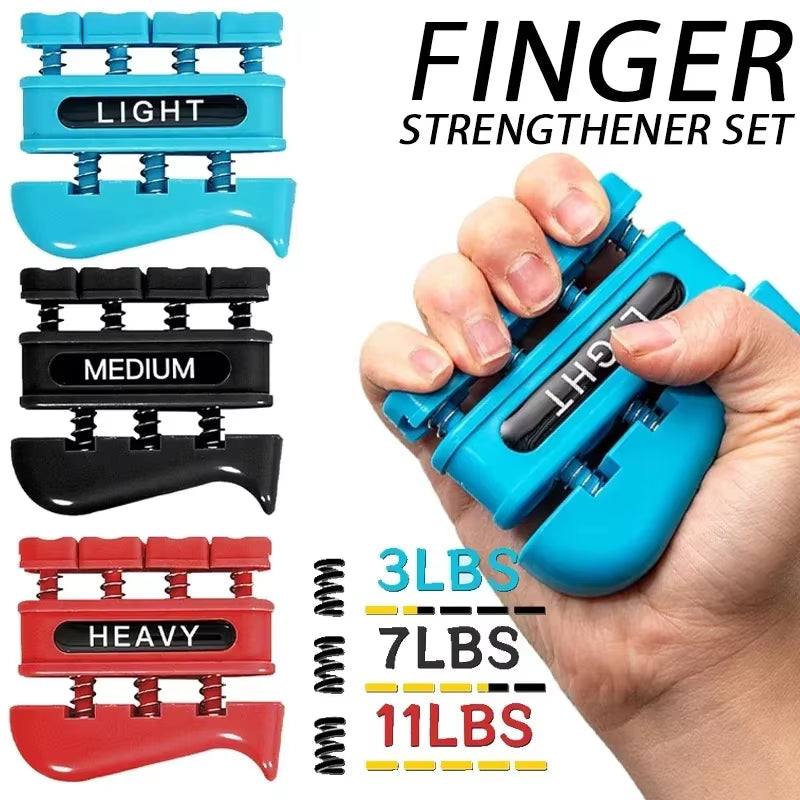 3LB/7LB/11LB Finger Trainer Bidirectional Finger Strengthener Finger Rehabilitation Exercise Section Practice Grip Strengthener